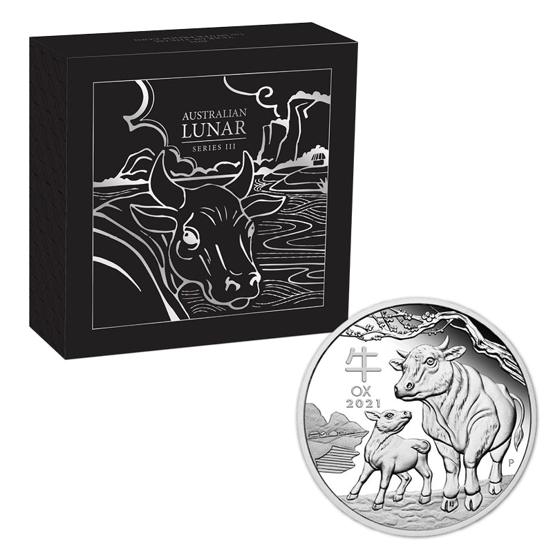 2021 Year of the Ox 1/2oz Silver Proof